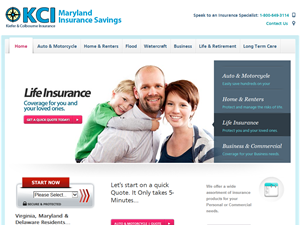 Screenshot of MD & DC Homeowners Insurance & Auto Protection