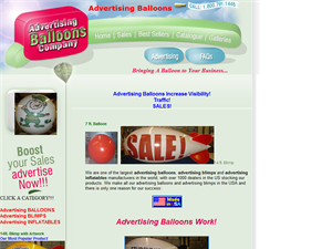 Screenshot of Advertising Balloons