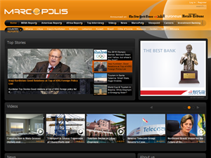 Screenshot of MarcoPolis - Get Latest Country Reports in Online