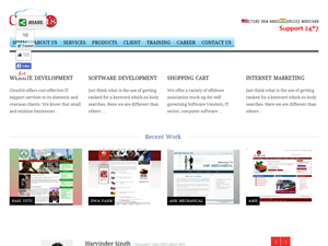 Screenshot of Web Design Company Lucknow  