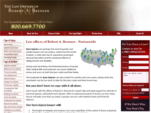 Screenshot of Personal Injury Attorney Los Angeles