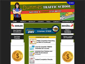 Screenshot of Approved Online Traffic School