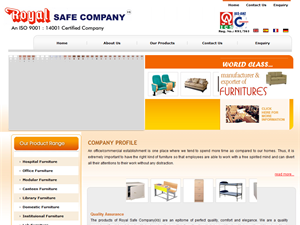 Screenshot of Hospital Furniture Manufacturers