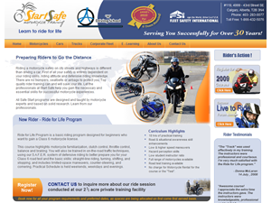 Screenshot of  Motorcycle Training Calgary