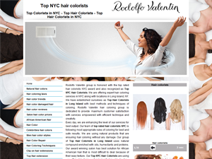 Screenshot of Top Hair Colorists in NYC