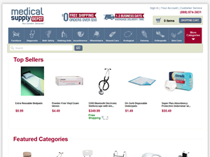 Screenshot of Home Medical Equipments