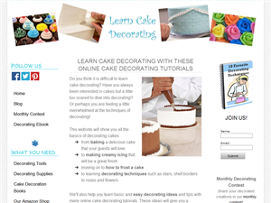 Screenshot of Learn Cake Decorating