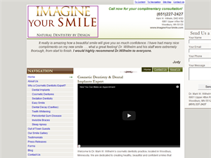 Screenshot of Minnesota Cosmetic Dentist