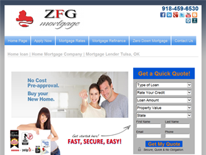 Screenshot of Mortgage Tulsa Oklahoma