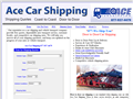 Screenshot of Car Shipping Company