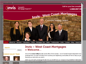 Screenshot of Mortgage Broker Courtenay