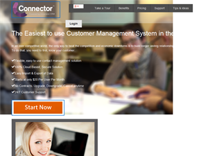 Screenshot of Customer Management Relationship NZ