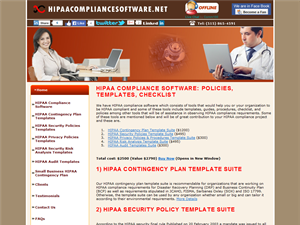 Screenshot of Hipaa Compliance Software