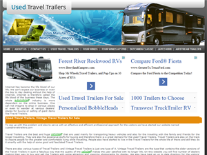 Screenshot of Airstream Trailers For Sale