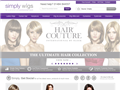 Screenshot of Wigs & Hairpieces UK