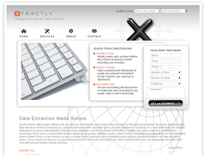 Screenshot of Web Data Extractor