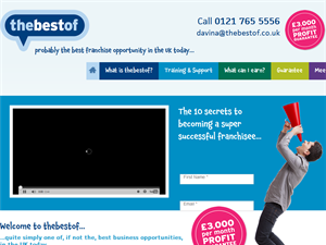 Screenshot of Franchise Opportunities UK