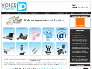 Screenshot of Voip Telephone Systems