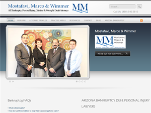 Screenshot of Arizona Bankruptcy Attorney