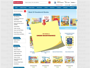 Screenshot of Online Islamic Books Store