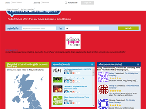 Screenshot of UK Recommended Businesses