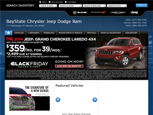 Screenshot of Jeep, Dodge & Chrysler in Boston, MA