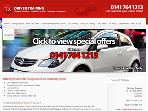 Screenshot of Driving Schools Glasgow