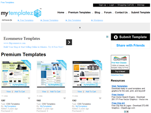 Screenshot of Free Website Templates