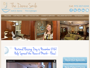 Screenshot of Cosmetic Dentist