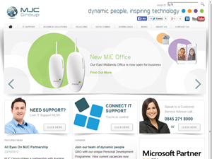 Screenshot of MJC IT Solutions