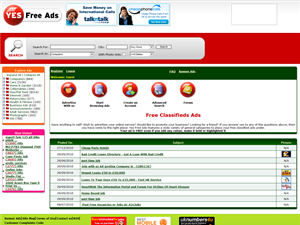 Screenshot of Post Free Classified Ads UK