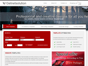 Screenshot of Website Templates Design