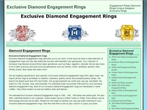 Screenshot of Exclusive Diamond Engagment Rings