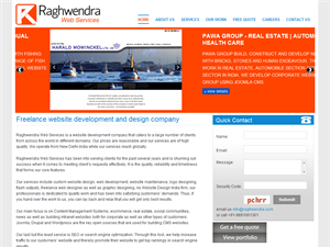 Screenshot of Freelance Website Design & Development Delhi India