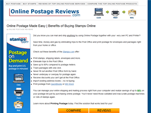 Screenshot of Buy Postage