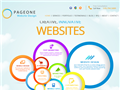 Screenshot of PageOne Website Design