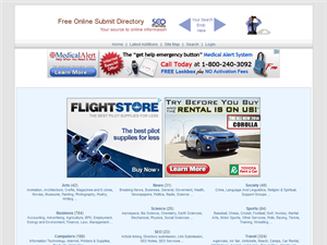 Screenshot of Free Online Submit Web Directory