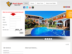 Screenshot of Nazca Hotel