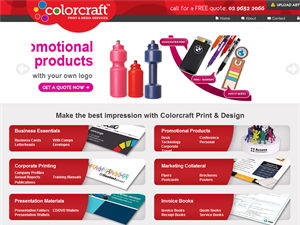 Screenshot of Colorcraft Printing