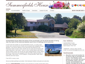 Screenshot of Bed and Breakfast Accommodation in Hastings