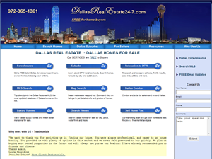 Screenshot of Dallas Real Estate Agent