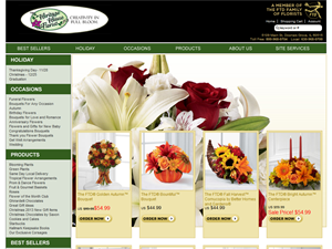 Screenshot of Florist Naperville