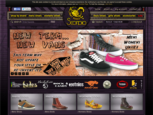 Screenshot of Mens Footwear 