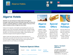 Screenshot of Hotels in Quinta do Lago, Algarve, Portugal