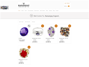 Screenshot of Gemstone Silver Jewelry