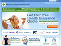 Screenshot of Health Insurance Quotes