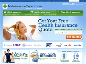 Screenshot of Health Insurance Quotes