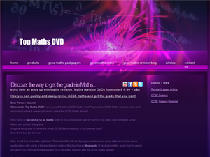 Screenshot of GCSE Maths Revision DVD