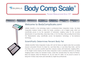 Screenshot of Body Composition Scale