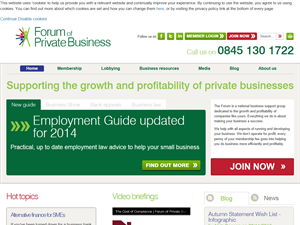 Screenshot of Forum of Private Business